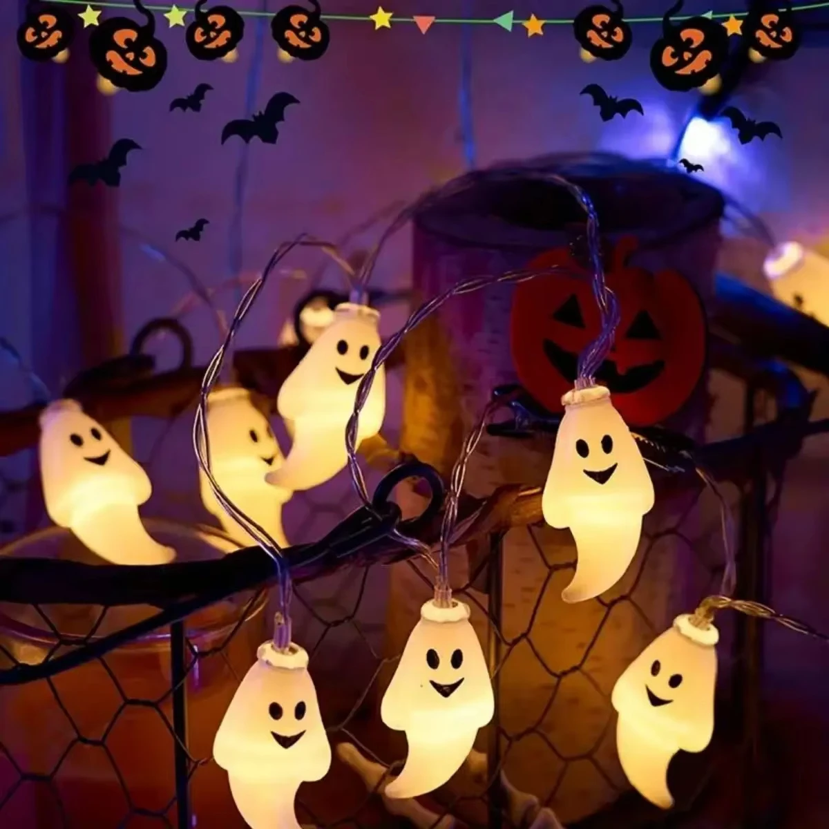 Battery Ghost LED String Light - огляд і ціна Led Fairy String Lights