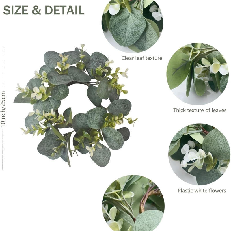 Eucalyptus Wreath Christmas Ca - огляд і ціна Christmas Wreath Fake