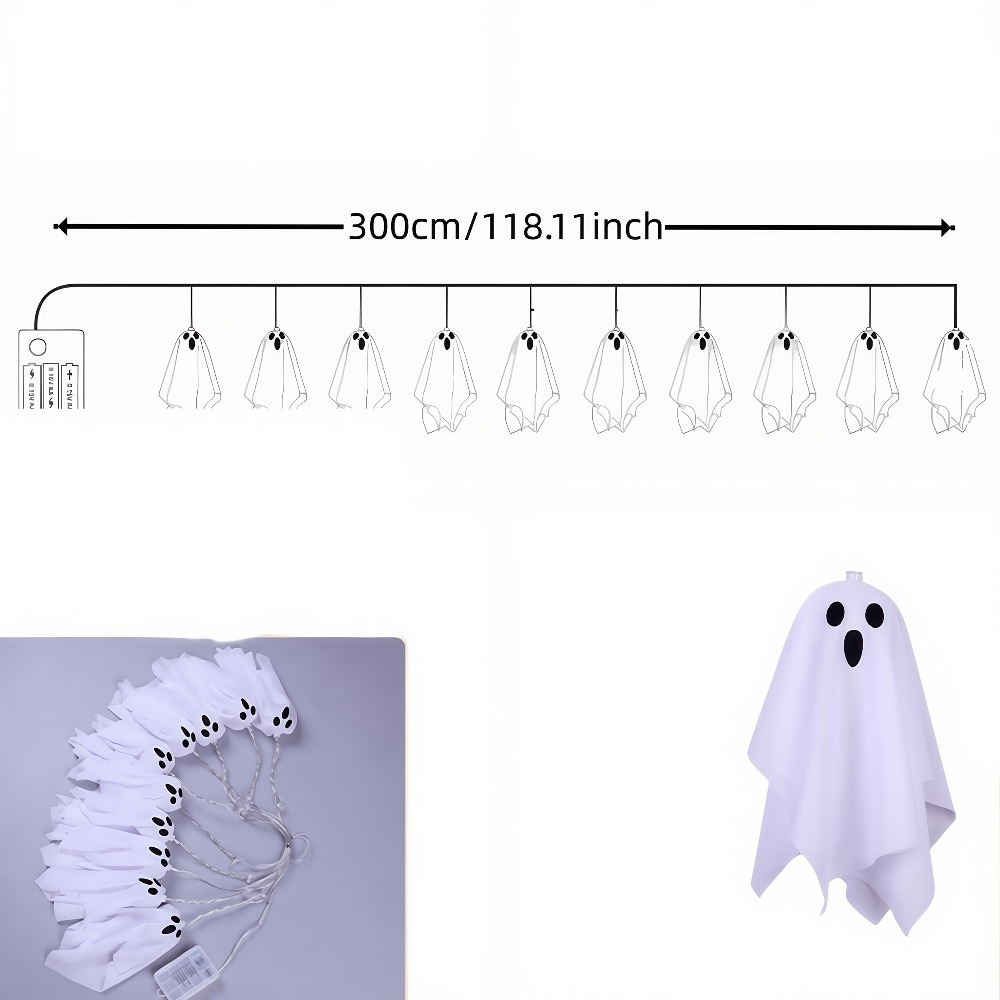 1 Set of 10 Halloween Hanging  - огляд і ціна Led Fairy String Lights